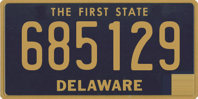 DE license plate 685129