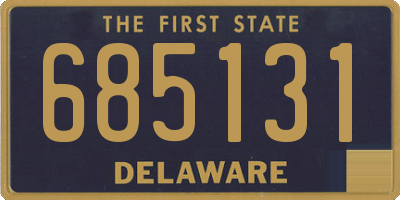 DE license plate 685131