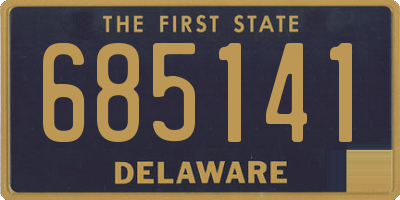 DE license plate 685141