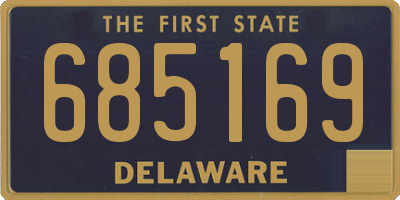 DE license plate 685169