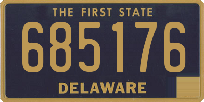 DE license plate 685176