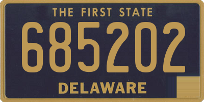DE license plate 685202
