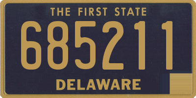 DE license plate 685211