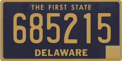 DE license plate 685215
