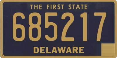 DE license plate 685217