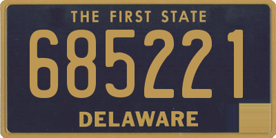 DE license plate 685221