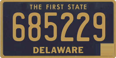DE license plate 685229