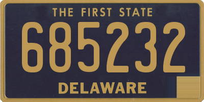 DE license plate 685232
