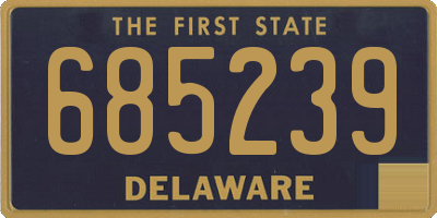 DE license plate 685239