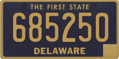 DE license plate 685250