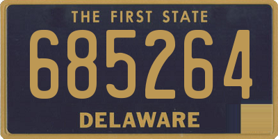 DE license plate 685264