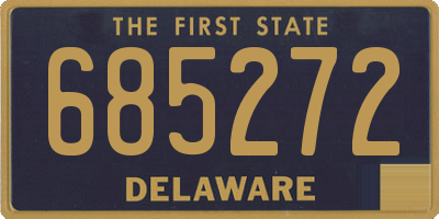 DE license plate 685272
