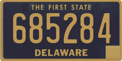 DE license plate 685284