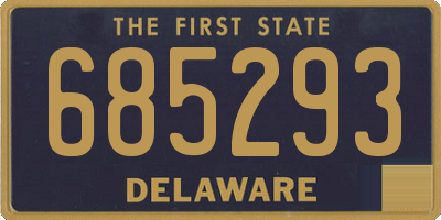 DE license plate 685293