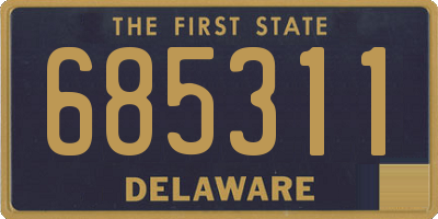 DE license plate 685311