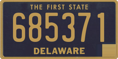 DE license plate 685371