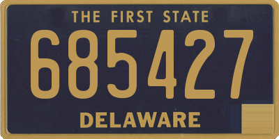 DE license plate 685427