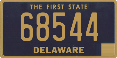 DE license plate 68544