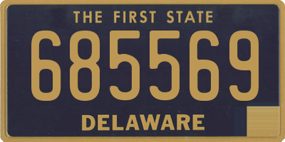 DE license plate 685569