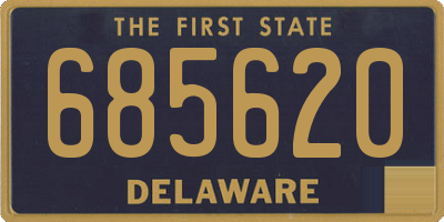 DE license plate 685620