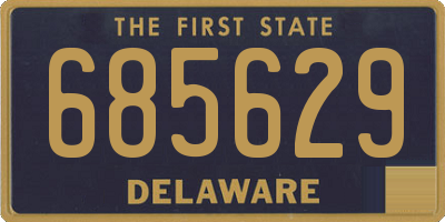 DE license plate 685629