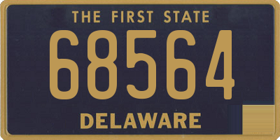 DE license plate 68564