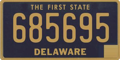 DE license plate 685695