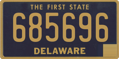 DE license plate 685696