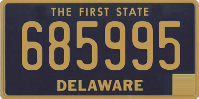 DE license plate 685995