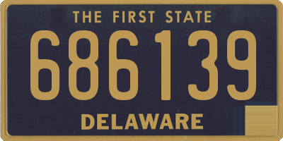 DE license plate 686139