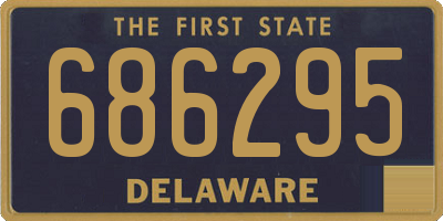 DE license plate 686295