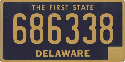 DE license plate 686338