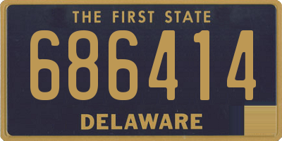 DE license plate 686414