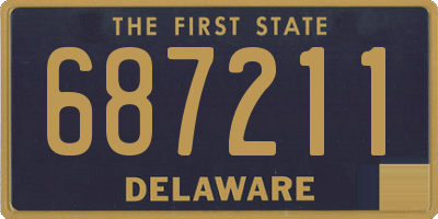 DE license plate 687211