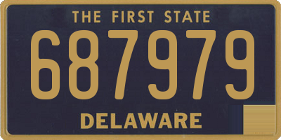 DE license plate 687979