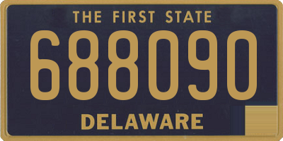 DE license plate 688090