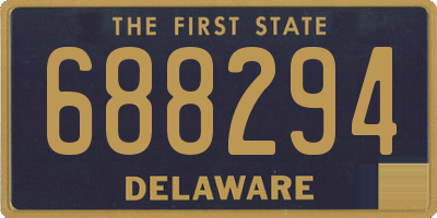 DE license plate 688294