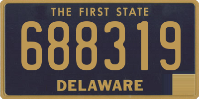 DE license plate 688319
