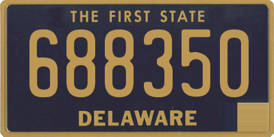DE license plate 688350