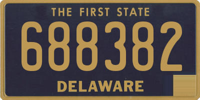 DE license plate 688382