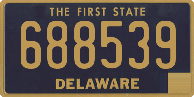DE license plate 688539