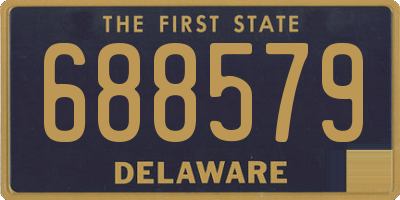 DE license plate 688579