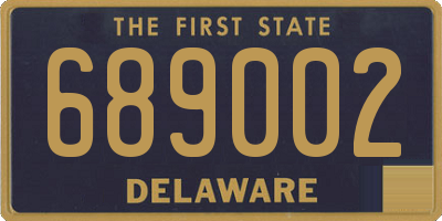 DE license plate 689002