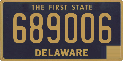 DE license plate 689006