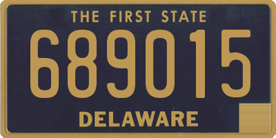 DE license plate 689015