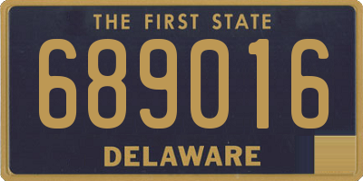 DE license plate 689016