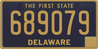 DE license plate 689079