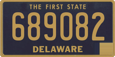 DE license plate 689082