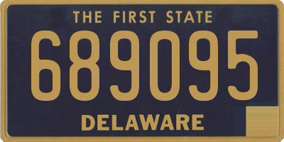 DE license plate 689095