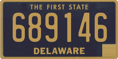 DE license plate 689146